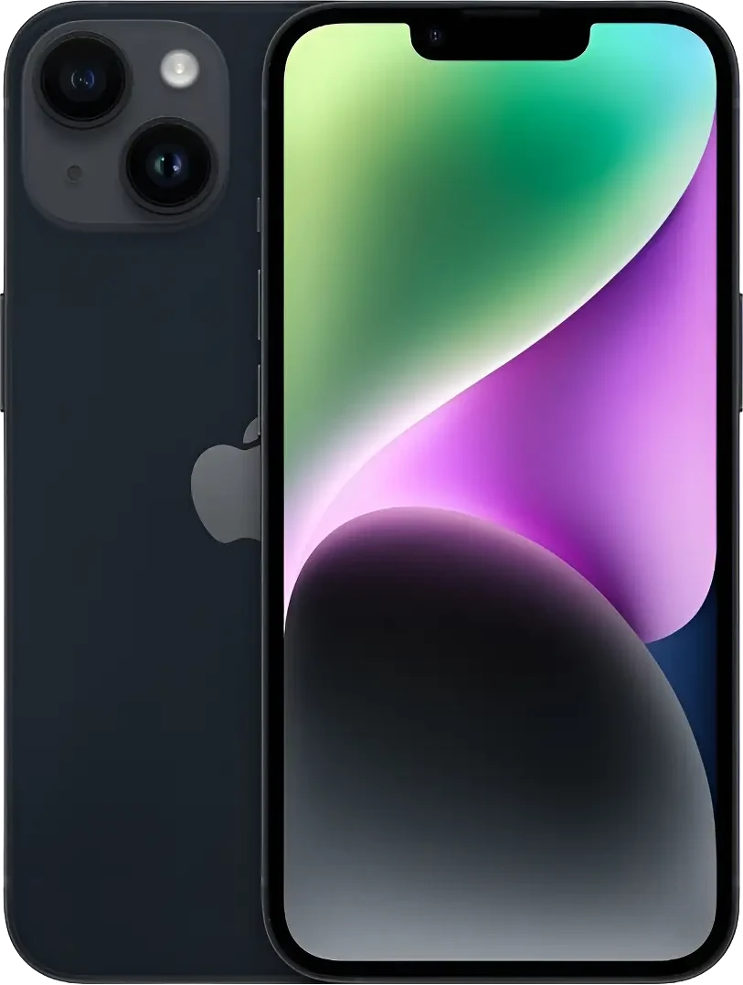 iPhone 14 Plus na cor Meia-noite